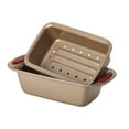 Rachael Ray 10Piece Cucina Nonstick Bakeware Set, Brown with Red