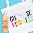 thumbnail image 4 of Tulip Puff Dimensional Fabric Paint, Fluorescent Orange, 4 fl. oz., Nontoxic, Liquid, Permanent, Flexible, Machine Washable, 3D Texture, 4 of 6