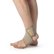 NelMed 3" Beige Lightweight Ankle Wrap Support- Helps Protect & Prevent Ankle Injuries
