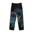 thumbnail image 5 of Vaporeon Men's Pajama Pants, Ultra-soft Comfy Casual Lounge Pants, Graphic Printed Sleep Pjs Bottoms With Drawstring Pockets, 5 of 8