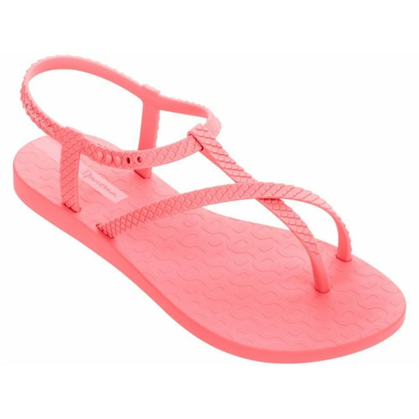 Neon pink flip flops sale