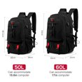 thumbnail image 3 of Mochila para exteriores con interfaz USB y compartimento para zapatos de gran capacidad, 3 of 8