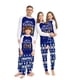 thumbnail image 2 of Conjunto de pijama navideño a juego para toda la familia, estampado de cascanueces, blusa con mangas raglán, pantalones con cintura elástica, ropa de dormir familiar para Navidad para otoño e invierno, 2 of 4