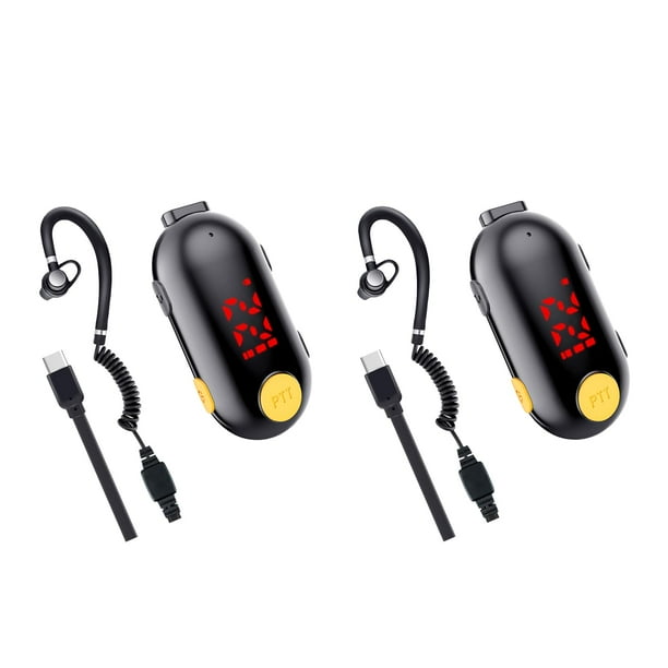 Walkie Talkies SINORISE Super Mini, radio bidireccional, paquete de 2 unidades