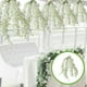 thumbnail image 1 of Guirnalda de Flores Artificiales de Color Lila | Arco de Plástico de 80 Cm para Decoración de Bodas | Vides Colgantes Multicolores para Decoración de Fiestas En Casa, Oficina, 1 of 6