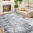 thumbnail image 2 of HOMCOM Area Rug 5x7, Modern Abstract Washable Rug for Living Room, Grey, 2 of 10