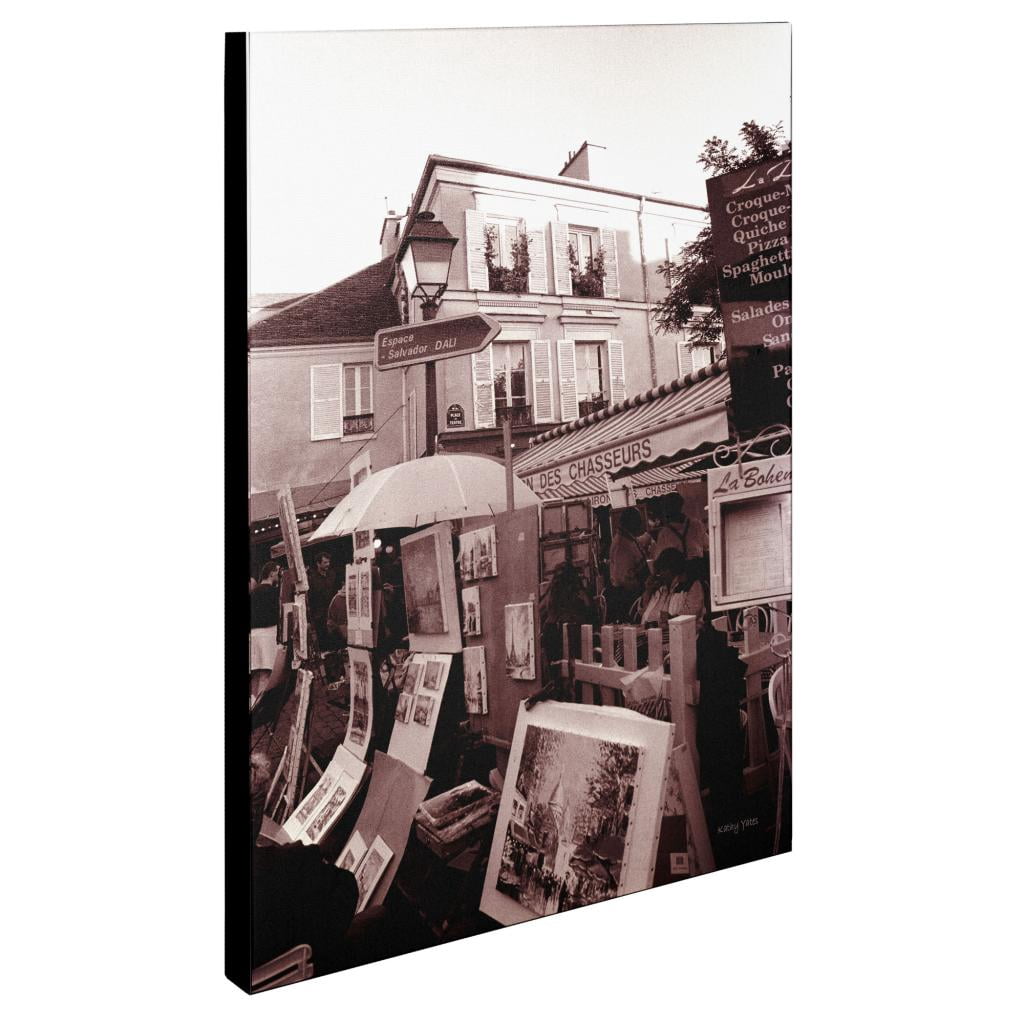 Trademark Fine Art 'Montmartre 2' Canvas Art by Kathy Yates