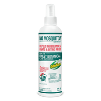 No Mosquitoz Botanical Bug Repellant, Effective for Gnat, Mosquito, and Biting Flies, Hand-Crafted and DEET-Free, Non-Greasy Formula, 8 Ounce Spray Bottle