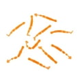 thumbnail image 1 of 10 piezas Jigging pesca señuelo cebo suave  5 cm cebo artificial naranja Cola  Softbait, 1 of 6