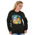 thumbnail image 4 of Vintage Smurf Just Be Cool Mushrooms Sweatshirt for Men or Women Brisco Brands S, 4 of 6