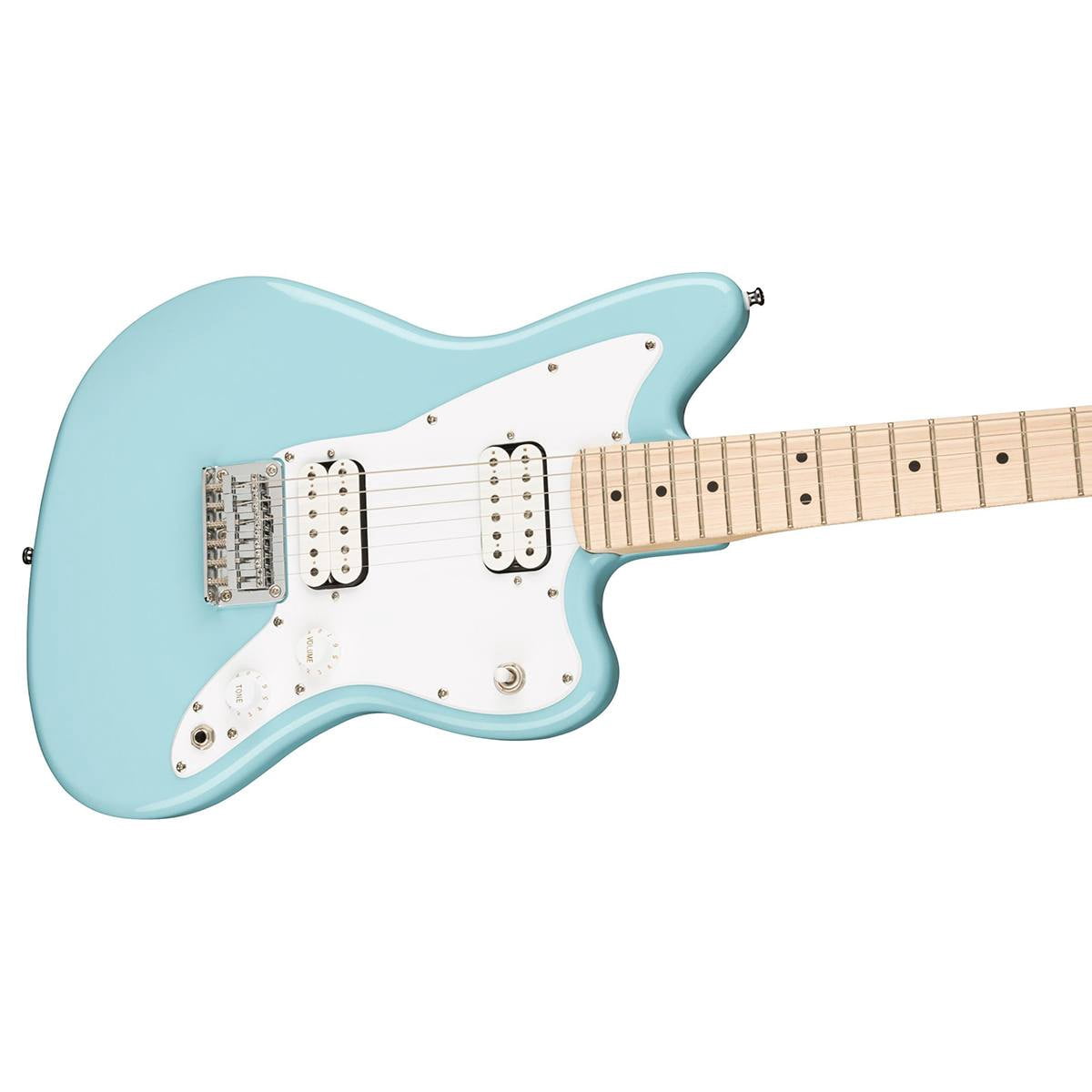 Squier Mini Jazzmaster HH Electric Guitar (Daphne Blue)