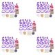 thumbnail image 2 of Juego de rebanadoras de arcilla Eigraketly 118 piezas accesorios para niños dispositivo de rebanado multipropósito, 2 of 6