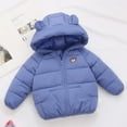 thumbnail image 4 of 1-6T Toddler Baby Girls Boys Winter Cartoon Coat Hooded Warm Outwear Kids Infant Jackets, 4 of 6