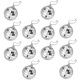 thumbnail image 1 of 12 piezas 5 cm espejo bola de discoteca espejo fiesta Navidad decoración con correas,/5CM/ kaili Sencillez, 1 of 3