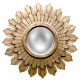 thumbnail image 1 of Hickory Manor HM9723GL Starburst Mirror - Gold Leaf, 1 of 1