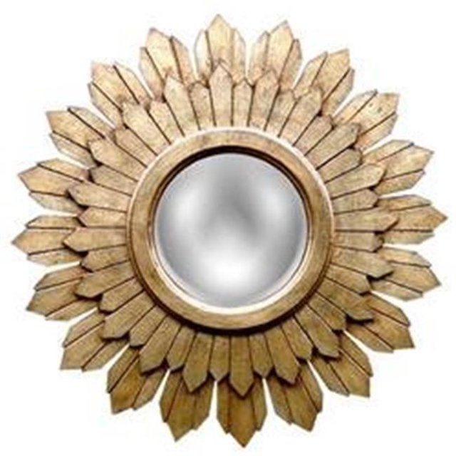 Hickory Manor HM9723GL Miroir Étoilé - Feuille d'Or