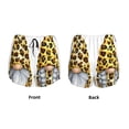 thumbnail image 5 of Picia Leopard Gnomes Pattern Women's 2 in 1 Athletic Running Shorts High Waisted Workout Casual Gym Sweat Shorts with Comfy Liner Zipper Pockets-Medium, 5 of 9