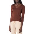 thumbnail image 1 of walmart Essentials Womens Lightweight V-Neck Sweater, 1 of 8