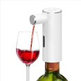 thumbnail image 2 of Dispensador de Aireador de Vino EléCtrico Decantador de Vino Dispensador de Aireador de Vino Decantador RáPido Carga USB,Negro, 2 of 5