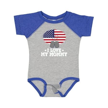 

Inktastic Military I Love My Mommy Gift Baby Boy or Baby Girl Bodysuit