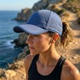 thumbnail image 5 of Voska Quick Dry Baseball Hat Unstructured Athletic Golf Cap Women Men, Mesh Outdoor Hat Breathable Adjustable Running Hat Curved Bill Ball Cap Performance Hat Unisex Blue One Size, 5 of 6