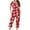 Red#1, variant on Tnhcen Festive Women’s 2-Piece Pajamas Set Christmas Print Short Sleeve Top Capri Pants with Pockets Soft Cozy Home Clothes S-3XL