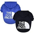 thumbnail image 1 of Dog Sweatshirt Hoodie 2 Pack Pet Puppy Sweaters for Small Dogs Girl Boy Chihuahua Doggie Clothes Outfit Apparel Cats Clothing Coats (Black+Blue, Medium), 1 of 5