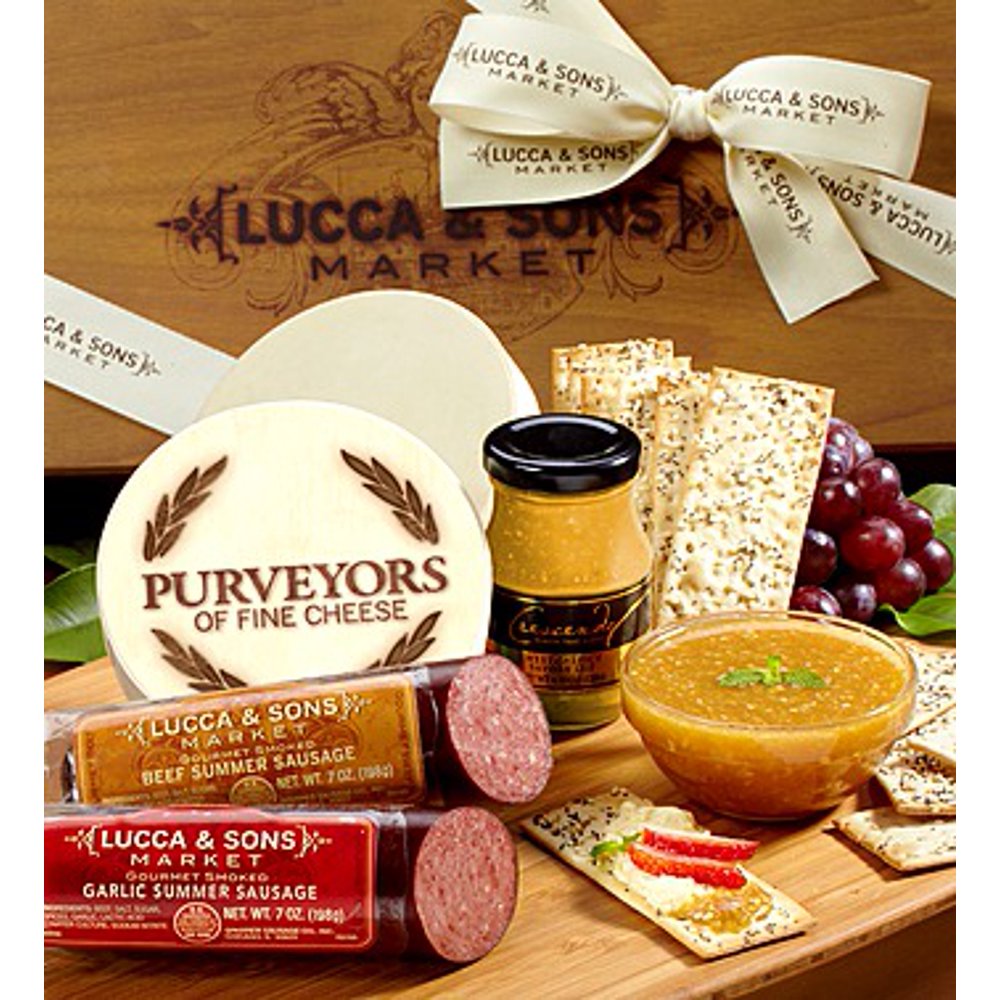 GreatFoods Lucca & Sons Sausage & Cheese Gift Box