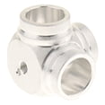 thumbnail image 1 of Acoplador De Empalme De Codo De Tres Vías De Aluminio De perfke Conector del codo del soporte de la etapa, 1 of 6