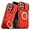 Red, variant on Case for iPhone 16 Plus,Military Grade [Built-in Kickstand] Magnetic Rotate Ring Holder Heavy Duty TPU PC Drop Shockproof Protect Phone Case for iPhone 16 Plus,6.7 inch 2024 (Black)