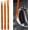Orange, variant on 3 count Plastic Scraper Tool - Multi-Purpose Non-Scratch Scrapers Cleaning Tool for Tight Spaces - Pen-Shaped Label Sticker Remover Scraper for Detailing Kitchen Crevices Gaps (Black)