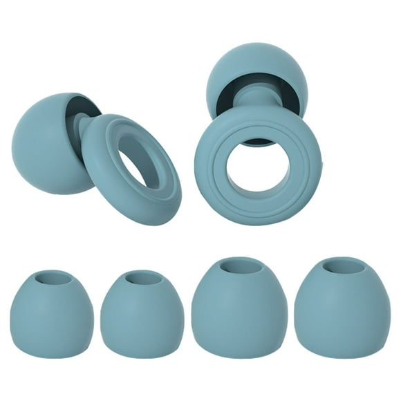 Loop Quiet 2 Ear Plugs - Ultra-Comfy Reusable Noise-Reducing Earplugs for Sleep, Deep Focus, Travel, Sensitivity | Flexible Hearing Protection | Customizable Fit | 24Db (Snr) Noise Reduction-Blue