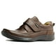 thumbnail image 3 of Zapato Escolar Audaz® de Piel para Niño Ajuste Velcro Marron 21, 3 of 6