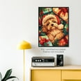 thumbnail image 4 of Moonow7 Cute Dog Christmas Wall Art Poster, Adorable Puppy in Presents Art Prints, Festive Holiday Picture for Wall Decor in Nursery, Kids Room, Bedroom, Dog Lover Gift, Unframed Size 16x20”, 4 of 13