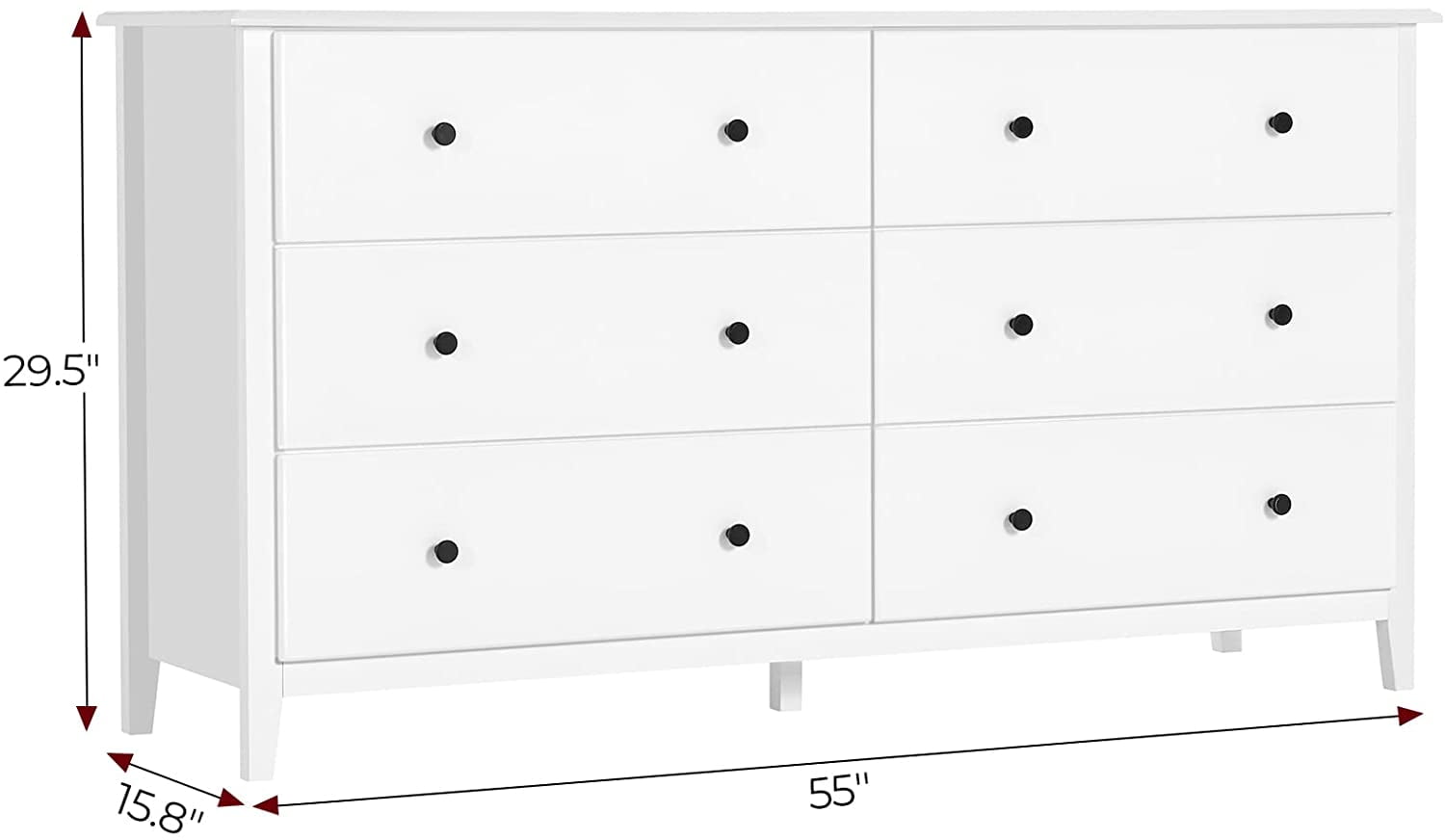 Lafever 6 drawer double dresser deals