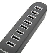 Ax Gear 8-Ports High Speed Splitter Extender Built-In USB Cable 2.0 Hub