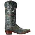 thumbnail image 2 of Distressed Cowhide Womens Teal Boots, 2 of 3
