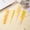 Yellow, variant on 8 Pack Hair Comb Set (2 Sets of 4), Wide Tooth and Fine Tooth Detangling Combs for Hair Styling, Sectioning and Daily Grooming
