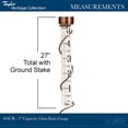 thumbnail image 3 of Pluviómetro Taylor Precision Heritage Glass 27 cm 125 ml, 3 of 6