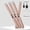 Rose Gold, variant on 3PCS Set of Candle Lighters, Plasma Lighters, Windproof Flameless Electronic Lighters, with LED Power Display and Safety Switch, USB-C Rechargeable, Suitable As Birthday, Festival Gifts or Camping