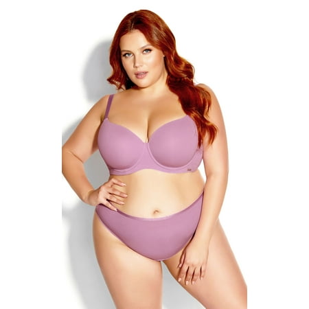 

City Chic Women s Plus Size Smooth & Chic High Rise Cotton Thongs