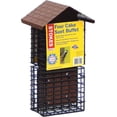 thumbnail image 1 of Quadruple Suet Cake Bird Feeder - with Metal Roof, 1 of 2