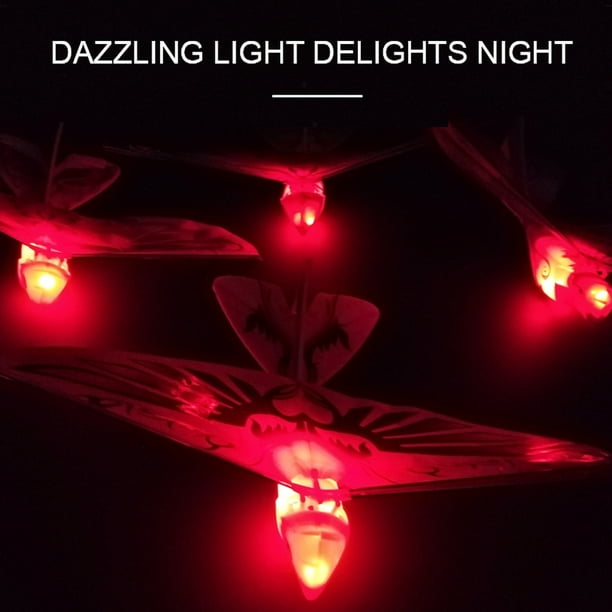 Dron electrónico con pájaros voladores, Control remoto, pájaro electrónico, ligero, duradero, simulación luminosa, juguete de pájaro para niños