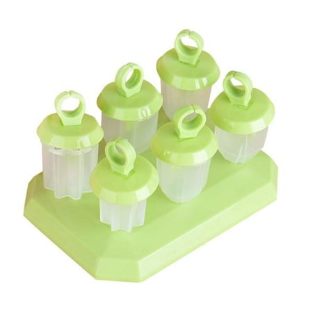 

Naioewe Cupcake Liners For Baking Maker Mould DIY Mould Ice Popsicle 6Pcs Lolly Kitchen Tray Home DIY