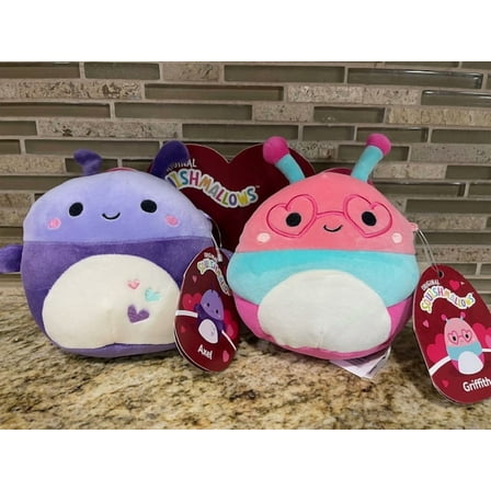 Squishmallows BFF Pairs 5.5" Plush Axel the Beetle & Griffith the Caterpillar