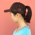 thumbnail image 3 of Women Adjustable Baseball Cap Outdoor Summer Hats Mesh Net Trucker Hat, 3 of 3