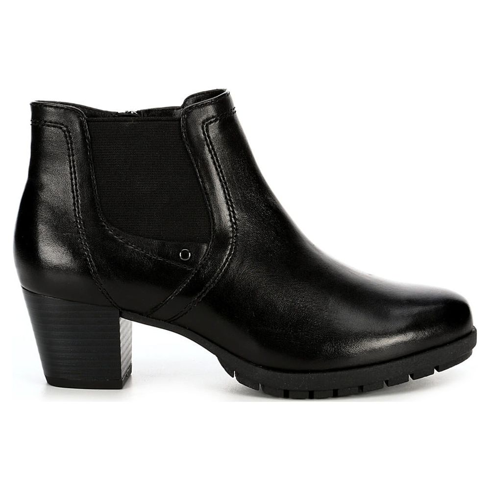 Medicus Womens Luna Leather Heeled Ankle Boot Shoes, Black, US 6.5 ...