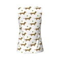 thumbnail image 5 of Sigee Dachshund Going To Play Tennis for Women's Workout Tank Top,Running Tank Tops,Sleeveless Gym ClothesMedium, 5 of 8