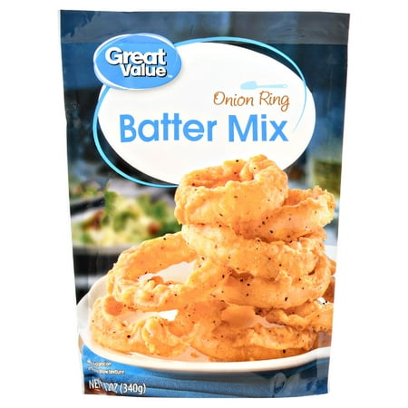 (2 Pack) Great Value Batter Mix, Onion Ring, 12 (Best Onion Ring Batter Recipe)