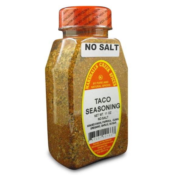 Marshalls Creek Spices TACO SEASONING NO SALT 11 ounce
